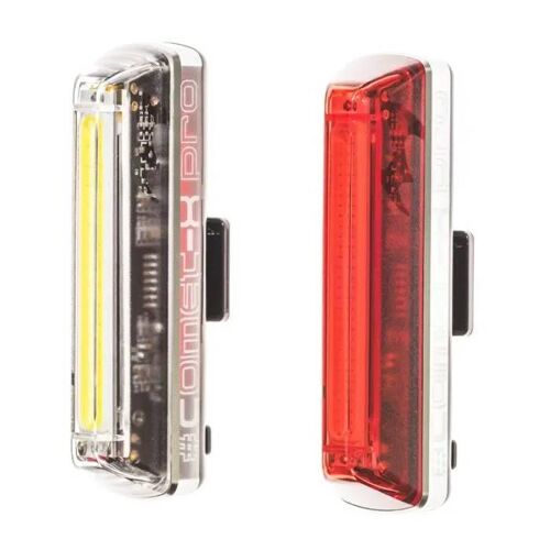 Jeu D'éclairage Vélo Moon Comet-X Pro Usb - Jaune/Rouge