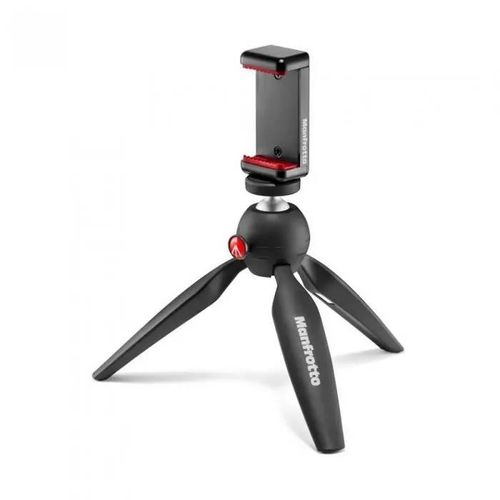 Trépied de table - MANFROTTO - PIXI Clamp MII - Pince universelle pour smartphone - Acier inoxydable - 1 kg max