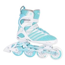 Patins À Roulettes - Tempish - Wire 3.0 - 84 Mm - Aluminium/Pu - 85a - Blanc/Mint