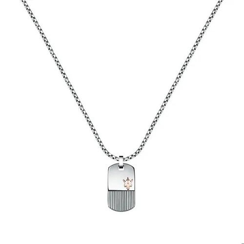 Collier Pour Homme Maserati En Acier Bicolore 232913
