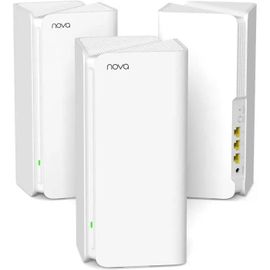 Système Mesh WiFi 6 - TENDA - Nova MX15 Pro3 - AX5400Mbps - Couverture 3604200ft² - Installation Facile