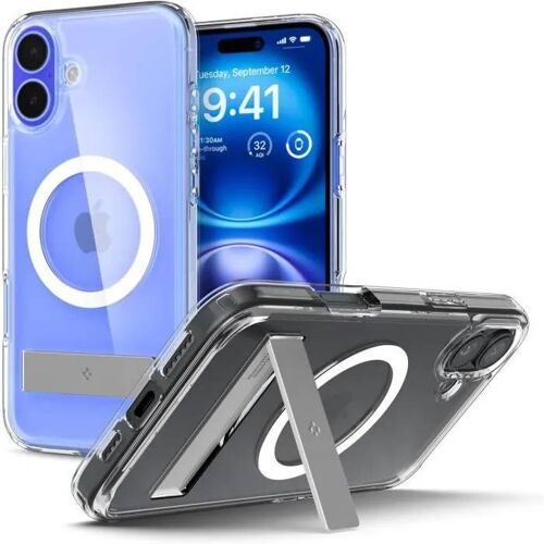 Spigen Coque iPhone 16 Plus Ultra Hybrid S MagFit Transparent