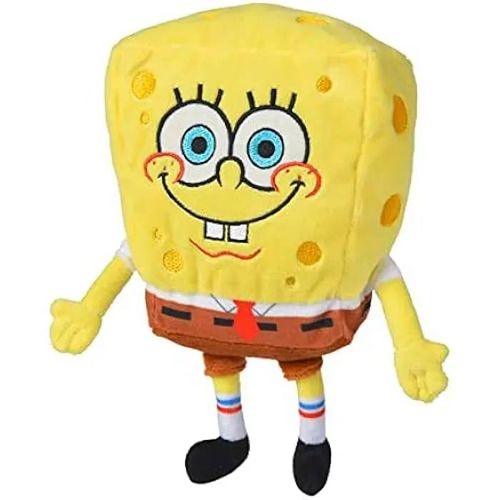 Peluche - SIMBA - Bob l'éponge - 20 cm - Jaune - Interactif et durable