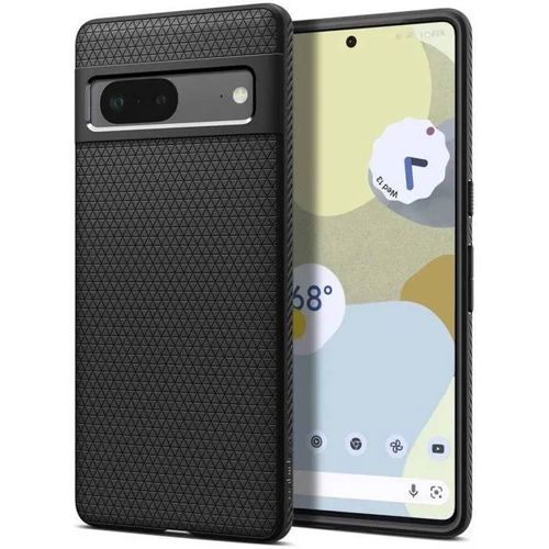Coque - SPIGEN - Liquid Air - Google Pixel 7 - Noir - Souple - Air Cushion¿