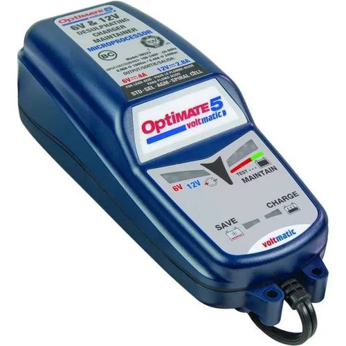 Chargeur De Batterie - Tecmate - Optimate 5 Voltamatic - 6v Et 12v - 4a - Automatique