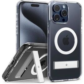Coque iPhone 15 Pro Max - Spigen - Support Intégré - Angles de Vue Variés - Technologie Air Space