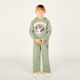 Jogging Large Minnie Disney Doublé Sherpa Pour Fille - Kaki