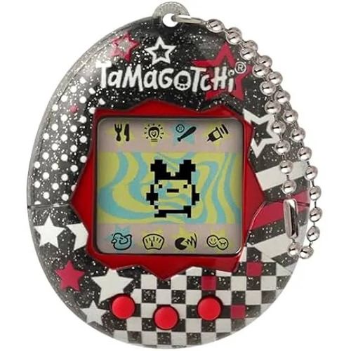 BANDAI Tamagotchi 42984 Animal de Compagnie virtuel Original Rock Glitter, Multicolore 42984 Jouet électronique pour Les Plus de 8