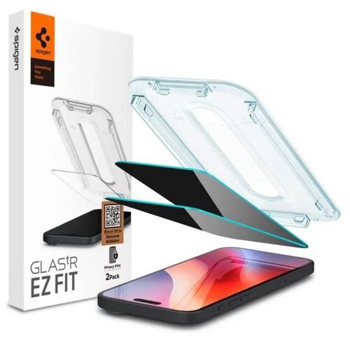 Spigen Protection D'écran En Verre Trempé Glastr Privacy Applicator Apple Iphone 16 Pro