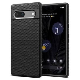 Coque Téléphone - Spigen - Acs05815 - Liquid Air - Compatible Google Pixel 7a - Noir Mat
