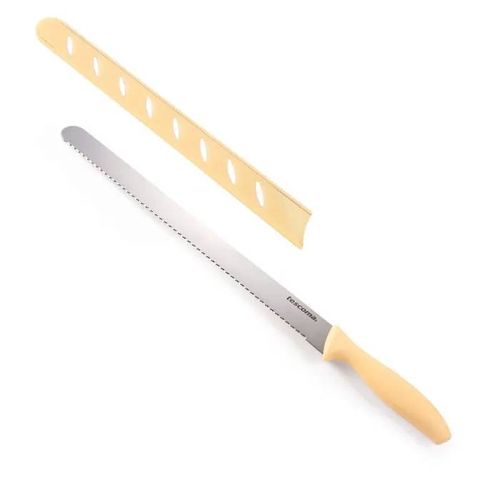 Couteau De Cuisine Tescoma - 630132 - Couteau A Tarte En Plastique Jaune/Argente 50,5 X 13,1 X 1,8 Cm