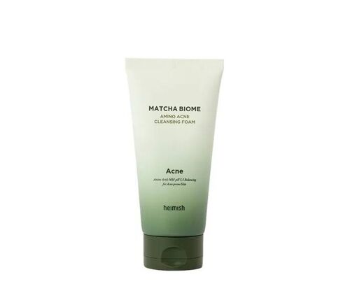 Heimish Matcha Biome Amino Acne Cleansing Foam 150 G - Mousse Nettoyante Pour Le Visage Au Matcha Et Aux Acides Aminés Pour L'acné 