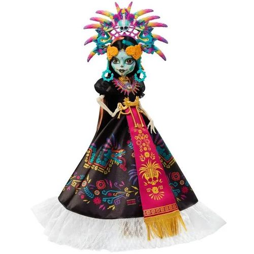 Poupée - MONSTER HIGH - Skelita Calaveras - Día de Muertos - Certificat d'authenticité - 28 cm