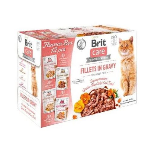 Nourriture Humide - Brit - 104-100545 - Filets En Sauce - 12x 85 G - Pour Chats Adultes