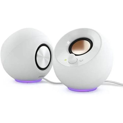 Haut-parleurs 2.0 - CREATIVE - Pebble SE - USB-C - Éclairage RVB - 4,4 W