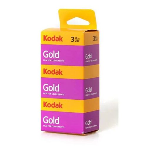 Photo Film - KODAK - Gold 200 Couleur 36 Poses ¿ Pack de 3 pièces