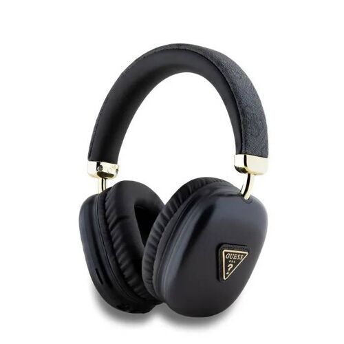 Casque Audio Sans Fil Stéréo Bluetooth 5.3 Motif 4G Triangle Guess Noir