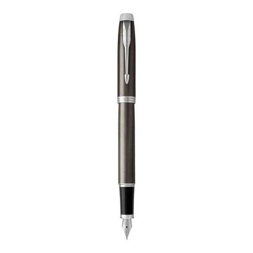 Parker Im Stylo Plume, Espresso Intense, Plume Fine, Attributs Chromés, Coffret Cadeau
