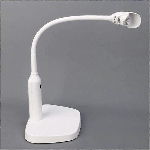 Loupe D'ecran De Bureau 2x 5x Avec Clips, Multifonctionnelle, 120 Mm, 6 Led, En Alliage, Pour Lecture