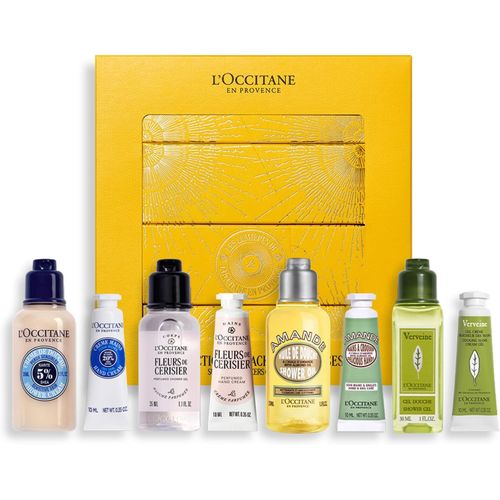 Coffret 4 Crackers De Noël L'occitane ¿ Karité, Fleurs De Cerisier, Amande &amp Verveine ¿ Cadeau Parfumé Made In France 