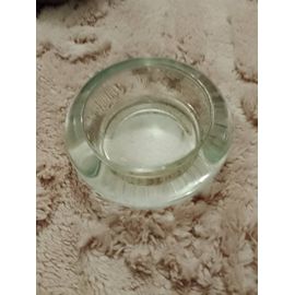 Cendrier En Pyrex Translucide Vintage Années 80.