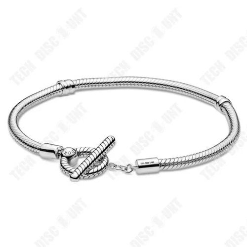 Bracelet Boule Feuille Femme Boucle En Forme De T Créative S925 Chaîne En Os De Serpent En Argent Sterling Chaîne De Base Bricolage