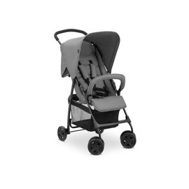 Hauck - Poussette Canne - Sport - Pliable & Inclinable - Capote Pare-Soleil - 4 Roues - Gris