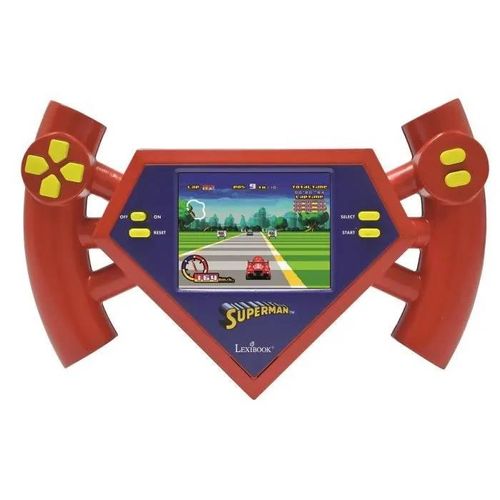 Superman Cyber Arcade Motion ® Console Portable avec contrôle gestuel, écran LCD couleur 2.8'' et 50 jeux inclus