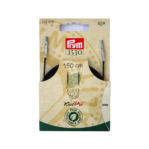 Cable Natural 40 À 150 Cm Aigu. Circulaires/Crochet Interchangeables - Prym - Knitpro