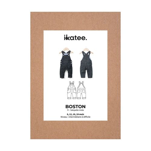 Patron Salopette Bébé Boston Pochette