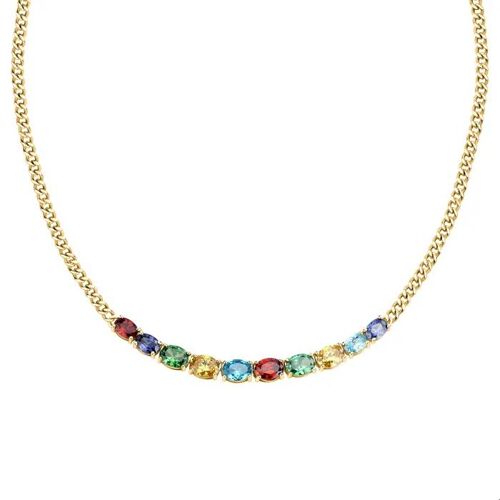 Collier - Morellato - Savy01 - Acier - Zircon - Doré