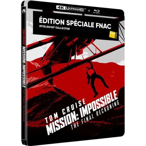 Mission : Impossible - The Final Reckoning - Fnac Édition Spéciale - 4k Ultra Hd + Blu-Ray + Blu-Ray Bonus - Boîtier Steelbook