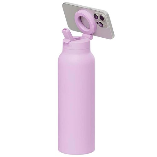 Gourde Avec Support Magnétique Pour Smartphone Compatible Magsafe 710ml Ringo Violet