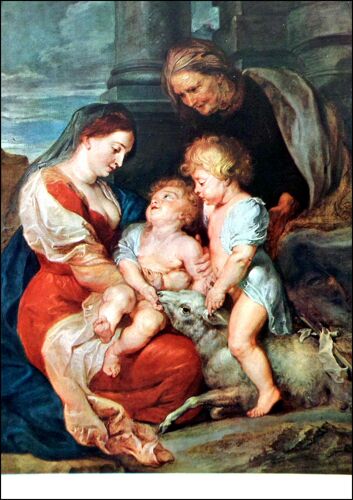 Rubens Lot 7 Cartes Postales Tableaux Peinture