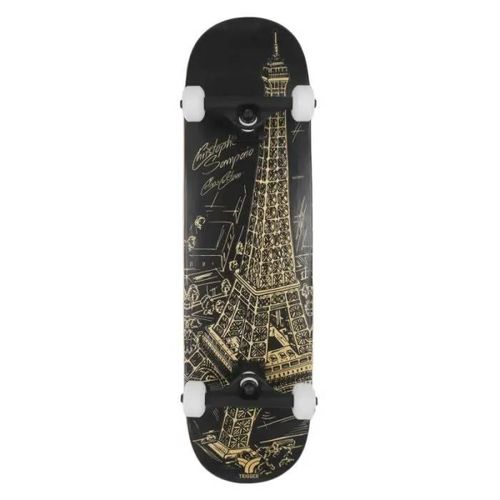 Skateboard Complet Trigger Christophe Sampaio Eiffel - Noir - 20,6x81,2 Cm