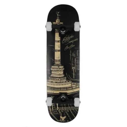 Skateboard Complet Trigger Christophe Sampaio Bastille - Noir - 20,9x81,2 Cm
