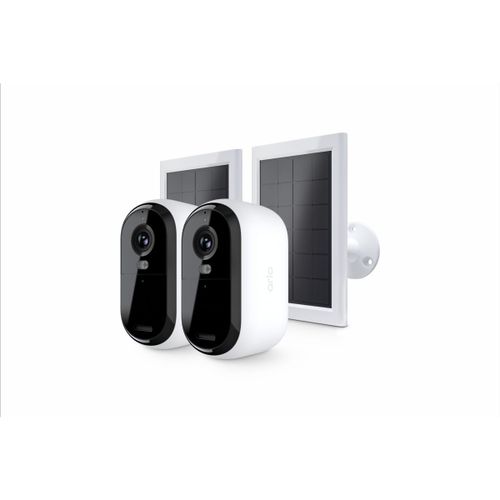 Caméra de surveillance 2 caméras Essential 2K+2 Panneaux sol.