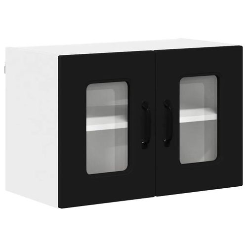 vidaXL Meuble mural de cuisine Noir 60 x 31 x 40 cm Bois d'ingénierie