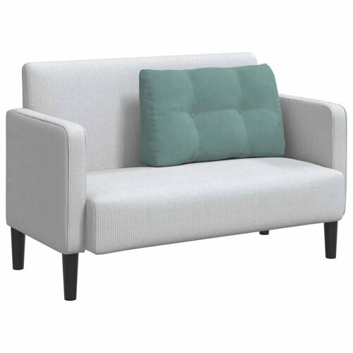 Vidaxl Coussin De Dos Vert Mer 80 X 24 X 50 Cm Velours