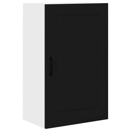 vidaXL Meuble mural de cuisine Noir 50 x 31 x 80 cm Bois d'ingénierie