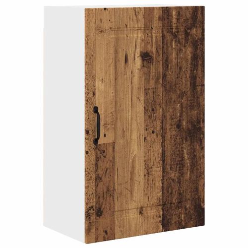 vidaXL Meuble mural de cuisine avec porte Bois Ancien 50 x 31 x 80 cm