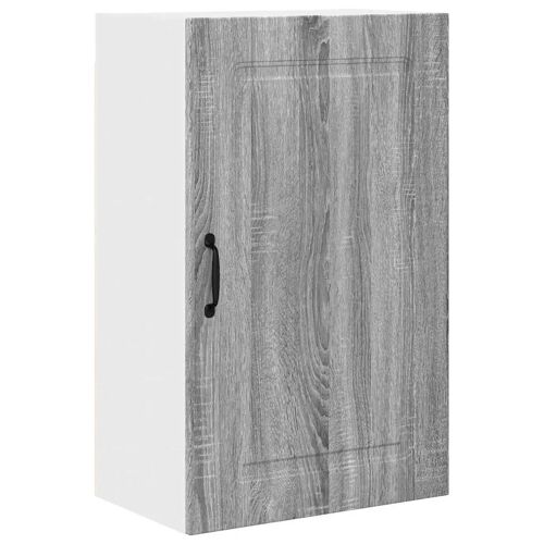 vidaXL Meuble mural de cuisine avec porte Gris Sonoma 50 x 31 x 80 cm