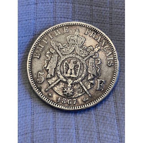 5 Francs Napoléon 1867bb