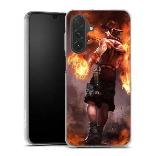 Coque - Samsung A26 5G - One Piece Ace Fire - Souple - Multicolore - Résistante