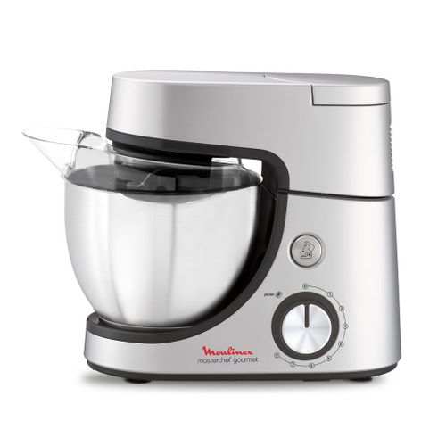 Masterchef Gourmet Moulinex QA512D10 - Kit de pâtisserie, Découpe-légumes,, Hachoir à viande, Masterchef Gourmet argent