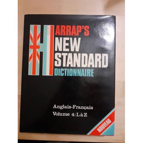 Harrap'S New Standard Dictionnaire Anglais Français En 4 Volumes