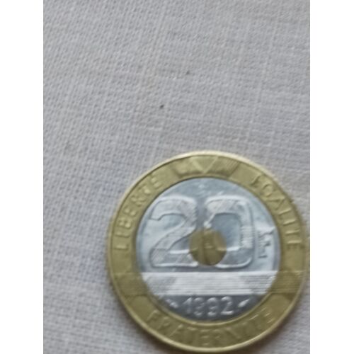 Pièce De 20 Francs- Année 1992.