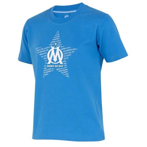 8 Ans - T-Shirt - Olympique De Marseille - Om - Bleu - Coton - Manches Courtes