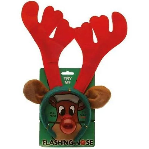 Witbaard Diadem Renne Pe Rouge/Vert/Brun Taille Unique 2 Pièces