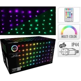 Tenda 240 Led, 600x60cm, Multicolore, Natale, Luci Di Natale